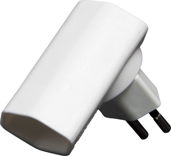 Brennenstuhl Winkeladapter T12 zu T13 – 230 V, 10 A, drehbar 300° – Weiss, für CH