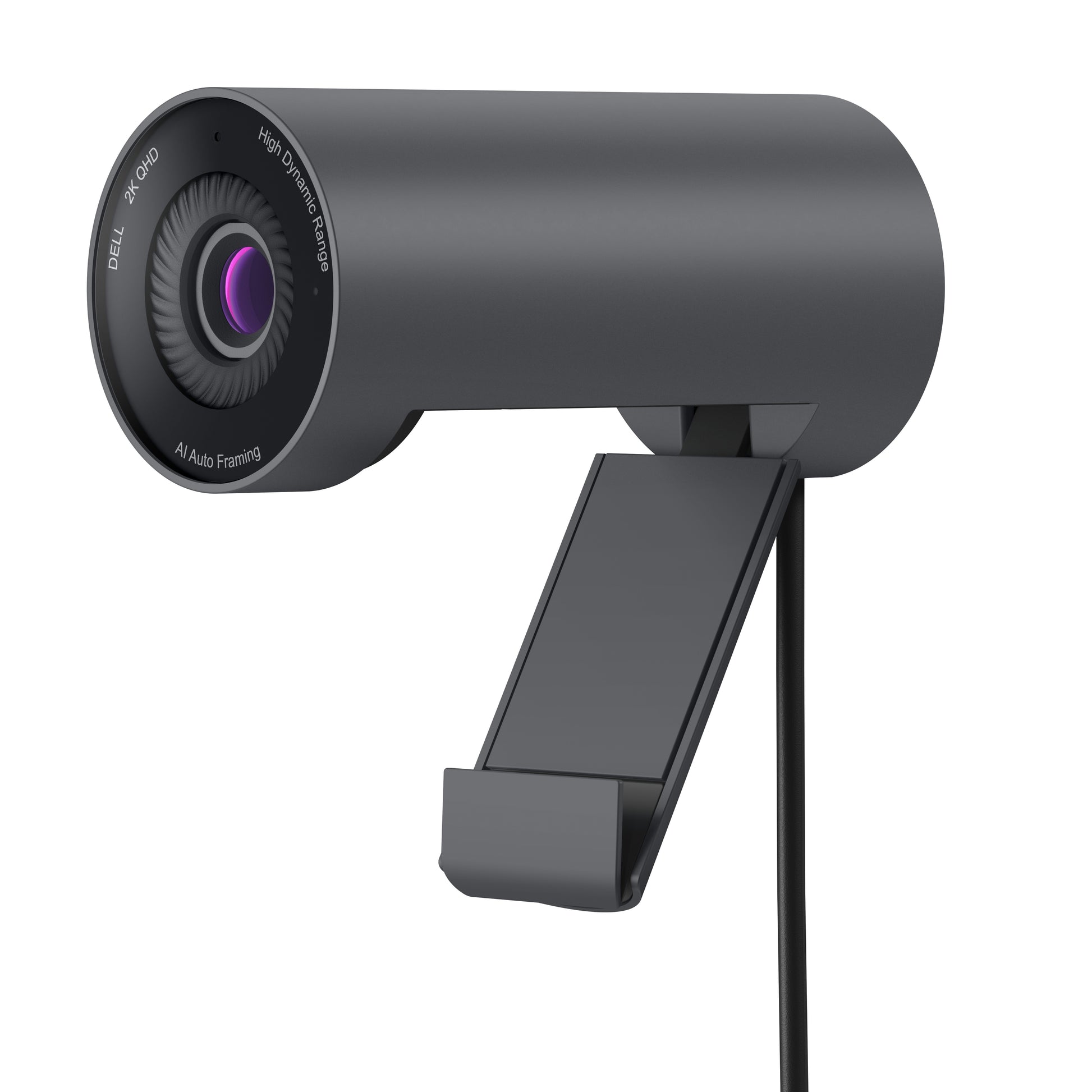 Dell Pro Webcam WB5023 – Webcam für Windows 10/11, macOS 11–13 – 2K QHD, bis 60 fps, USB‑A, Schwarz