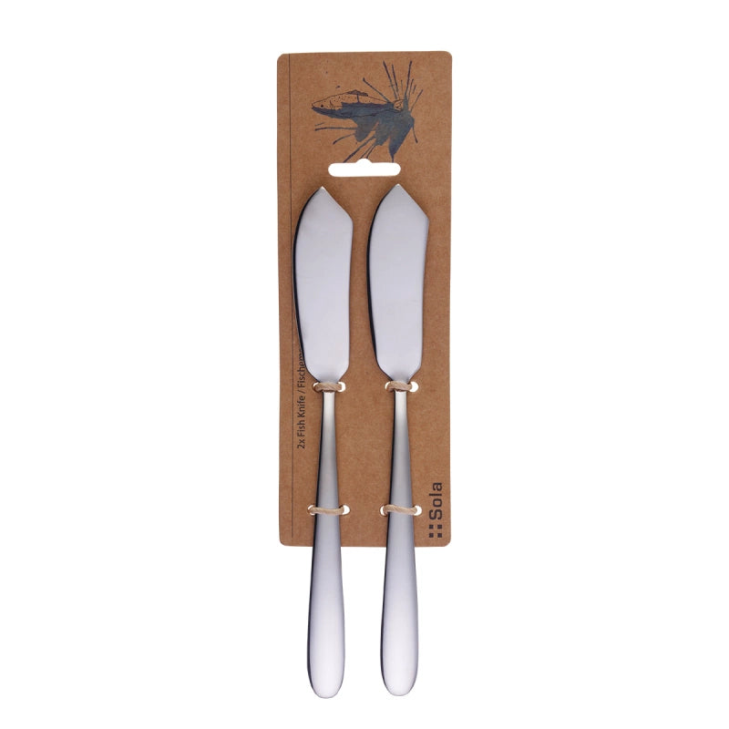 Sola Basic Alpha Filetiermesser – 2er-Set, 7,8 cm, Glatter Schliff, Edelstahl, spülmaschinenfest