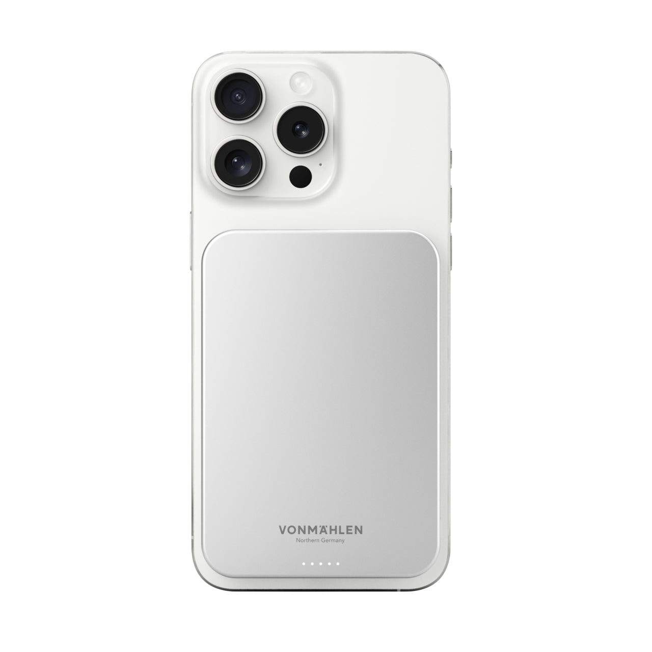 Vonmählen MagSafe Powerbank 5000 mAh, PD 15 W, 1× USB-C, für iPhone (MagSafe), Weiss