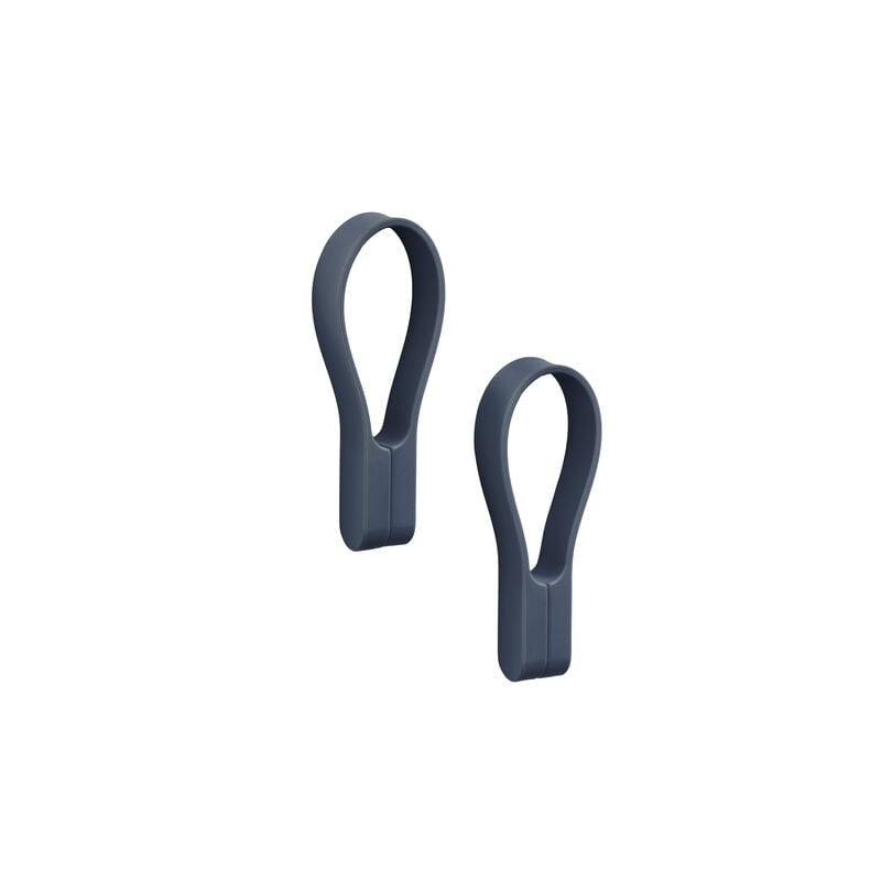 Zone Denmark Handtuchhalter Loop – 1×1,8×9 cm, Silikon, Magnet, Royalblau