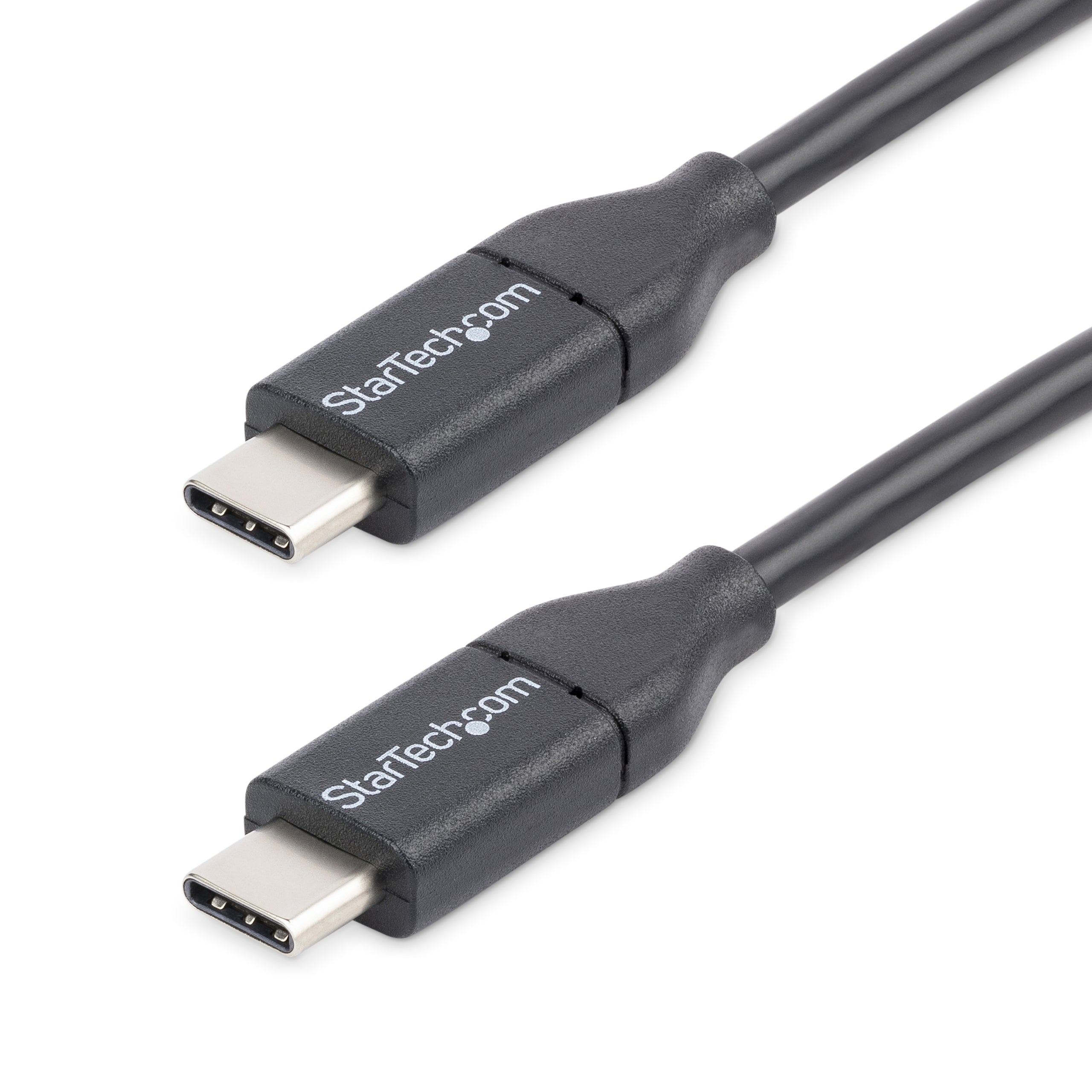 StarTech.com USB-C auf USB-C Kabel – USB 2.0 (480 Mbit/s) – 3 m – PD 60 W – PVC-Mantel – Schwarz