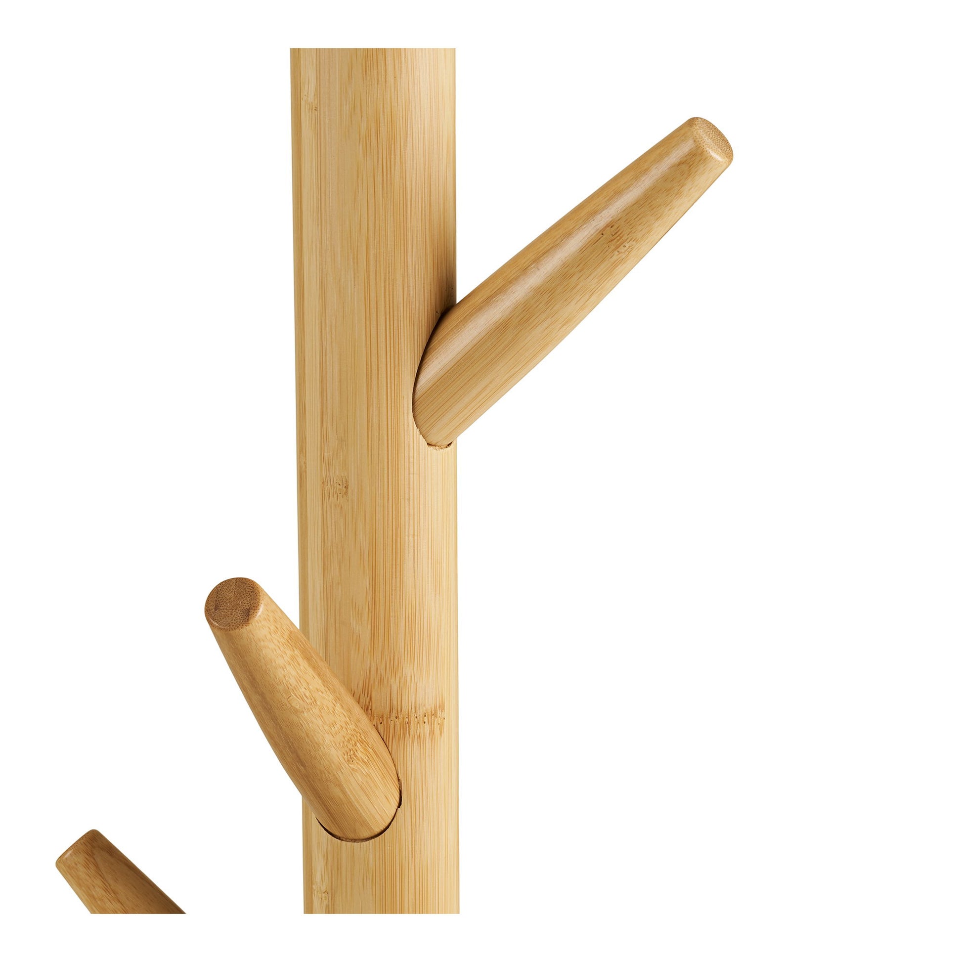 House Nordic Garderobenständer – Bambus, Braun, 50 × 50 × 163 cm