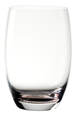 Lunasol Trinkglas – 460 ml, Ø 8,3 cm, H 12,2 cm, Kristallglas, Burgund, spülmaschinenfest