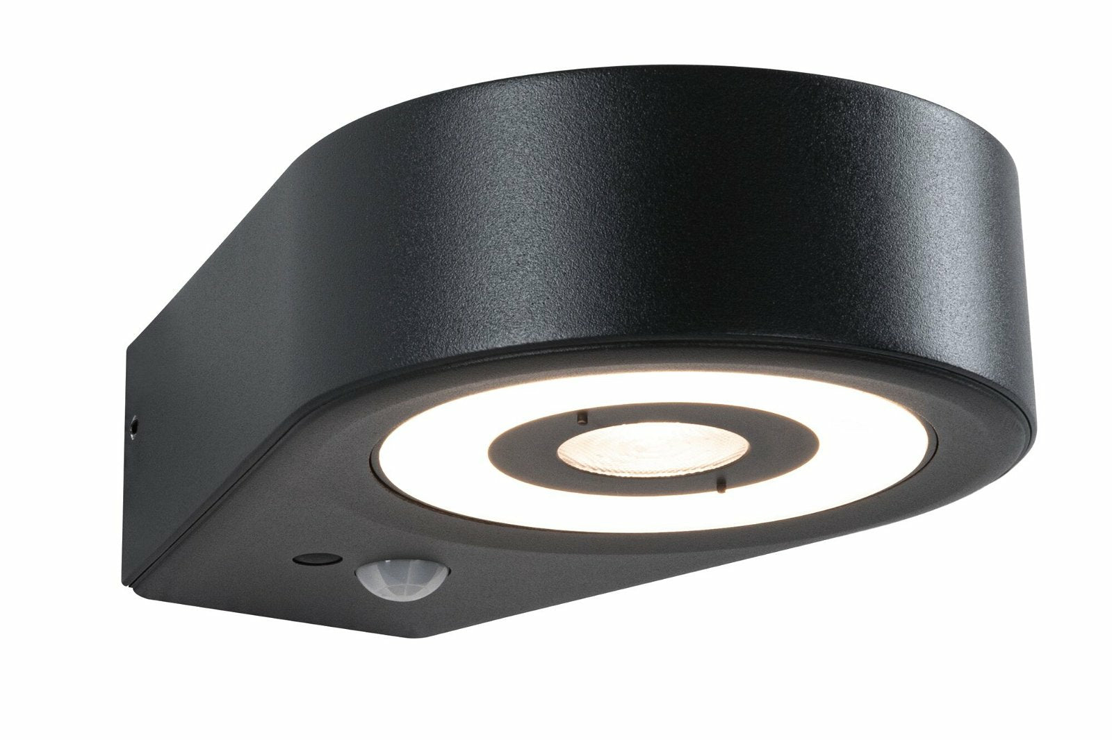 Paulmann Aussenwandleuchte – 3000 K – IP44 – Netzbetrieb – mit Bewegungsmelder – Anthrazit, Aluminium