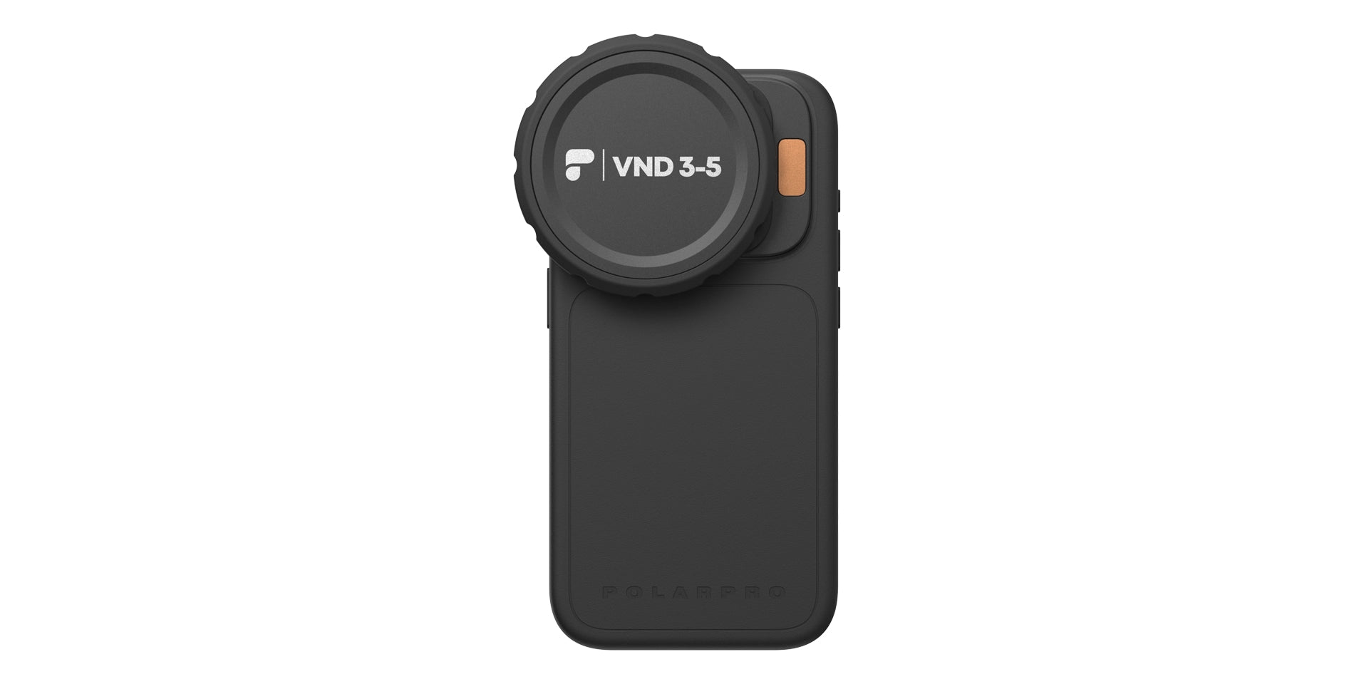PolarPro IP15-VND-3/5 – Smartphone-Filter – Neutraldichte 3–5 Stufen – für iPhone 15 – Schwarz