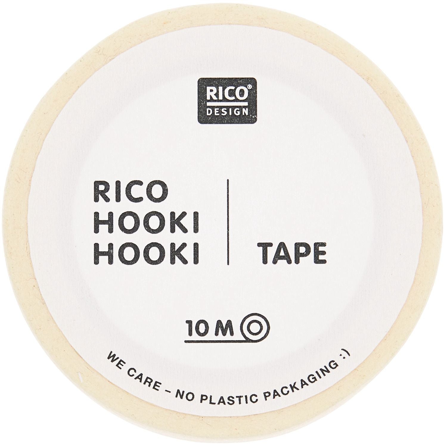 Rico Design Spezialkleber Hooki Hooki – Weiss, 10 m × 30 mm, für Stoff