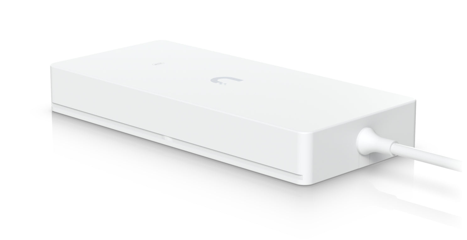 Ubiquiti Netzteil 210 W – 54 V DC, IEC C14 – für USW‑Ultra‑210W, USW‑Pro‑Max‑16‑PoE u. a. – weiss