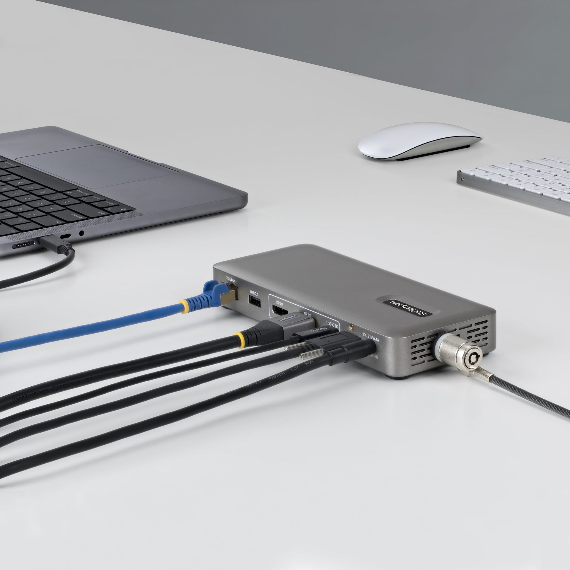 StarTech.com 208UE Dockingstation – USB4, 2× DP, 3× USB-A, 2× USB-C, 100 W PD, für Windows/Mac/ChromeOS