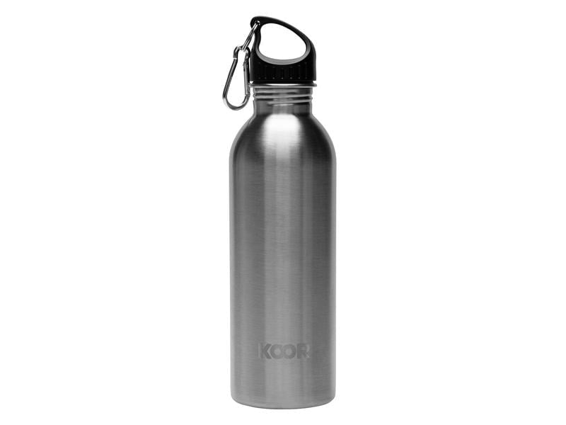 KOOR Trinkflasche 1 l – Edelstahl, Weithals, zum Wandern
