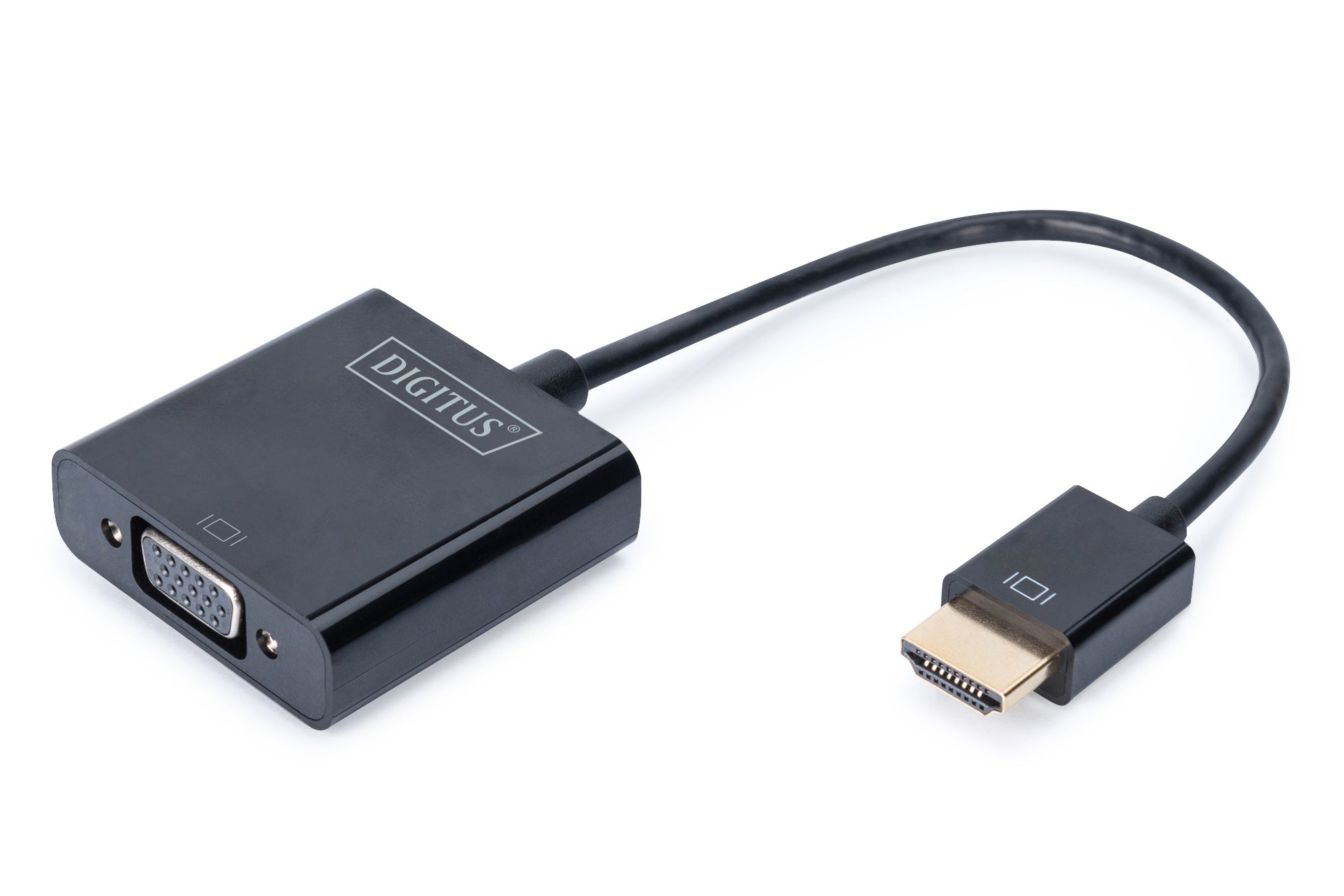 Digitus HDMI auf VGA (D-Sub) Adapter, 3,5 mm Audio