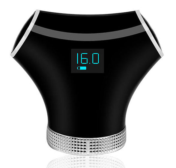 Climadiff Flaschenverschluss EVAC02 – 8 × 4,8 × 6,8 cm, Schwarz, USB, 2 Stopfen