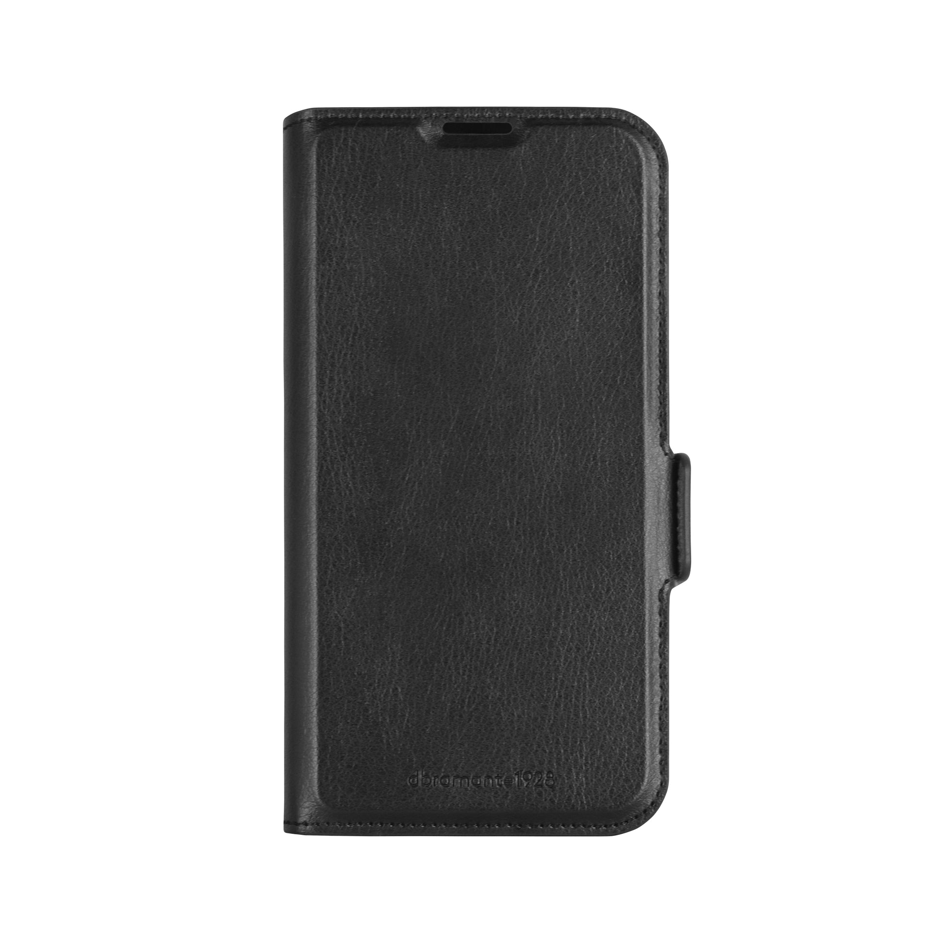 dbramante1928 Oslo Pro Wallethülle – für Apple iPhone 15, 3 Kartenfächer, Leder+Kunststoff, Schwarz