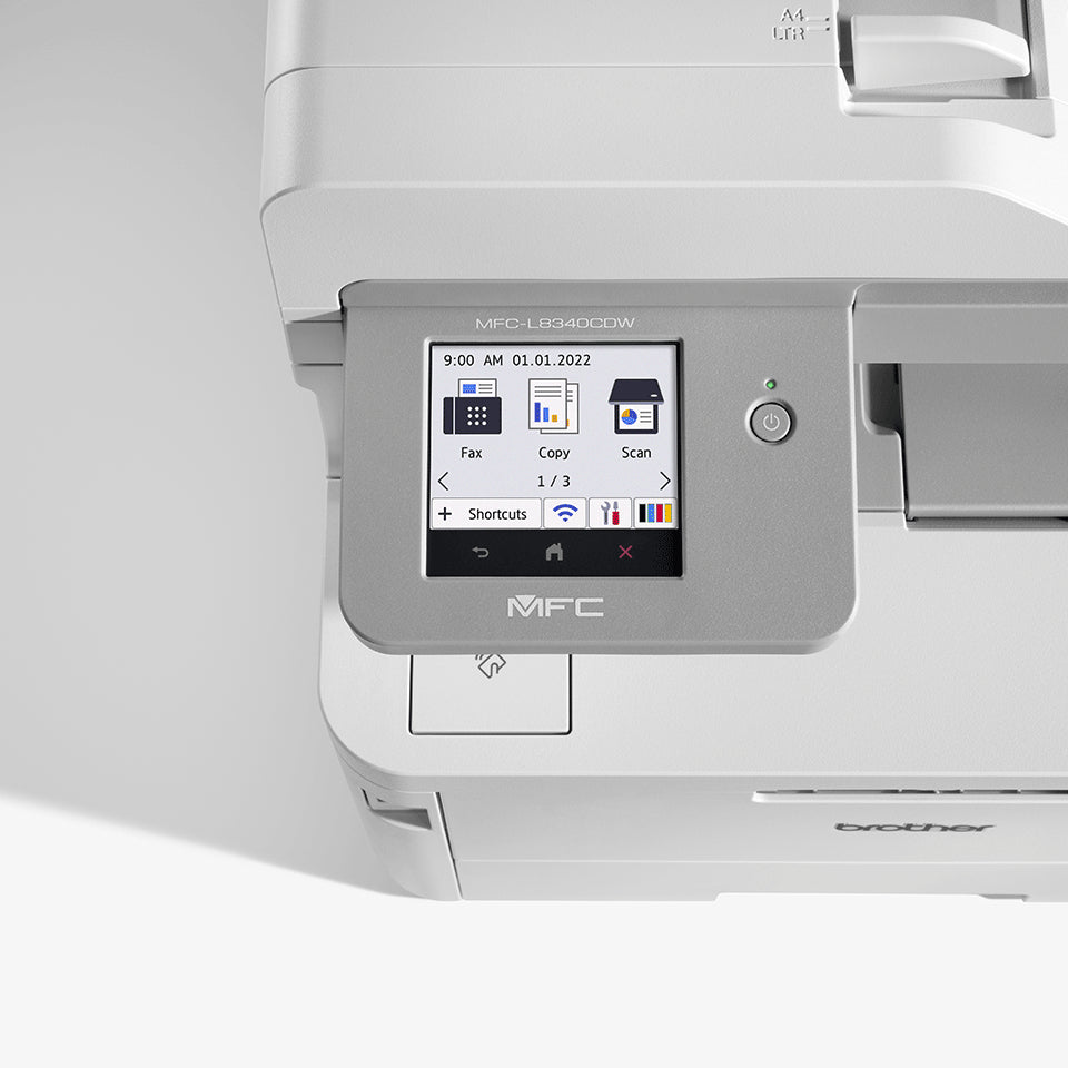Brother MFC L8340CDW – Farbiges Laser-MFP A4, 4-in-1 – USB/WLAN – Duplex, ADF – 30 ppm S/W, 30 ppm Farbe