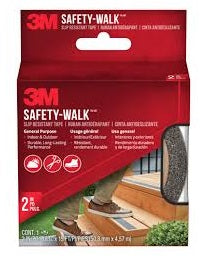 3M Antirutschband – 51 mm × 4,6 m, schwarz, Innen & Aussen