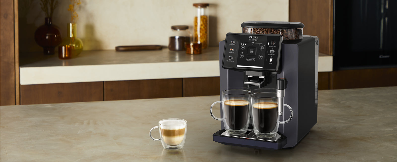 Krups EA910B Kaffeevollautomat – 1,7 l, 260 g, Schwarz