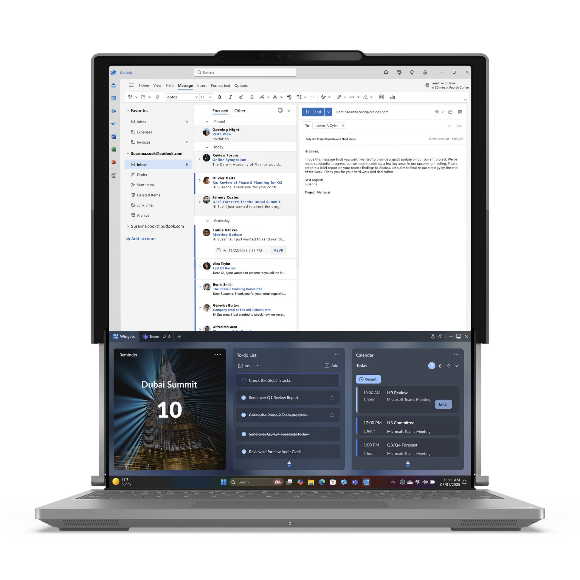 Lenovo ThinkBook Plus G6 Rollable Copilot+ – Laptop, 42,4 cm (16,7"), 32 GB, 1 TB, Windows 11 Pro