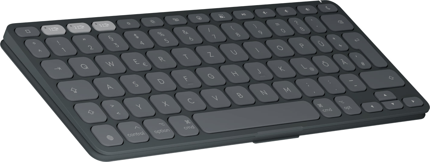 Logitech KEYS-TO-GO 2 – Tastatur, DE-Layout (DE), Graphit