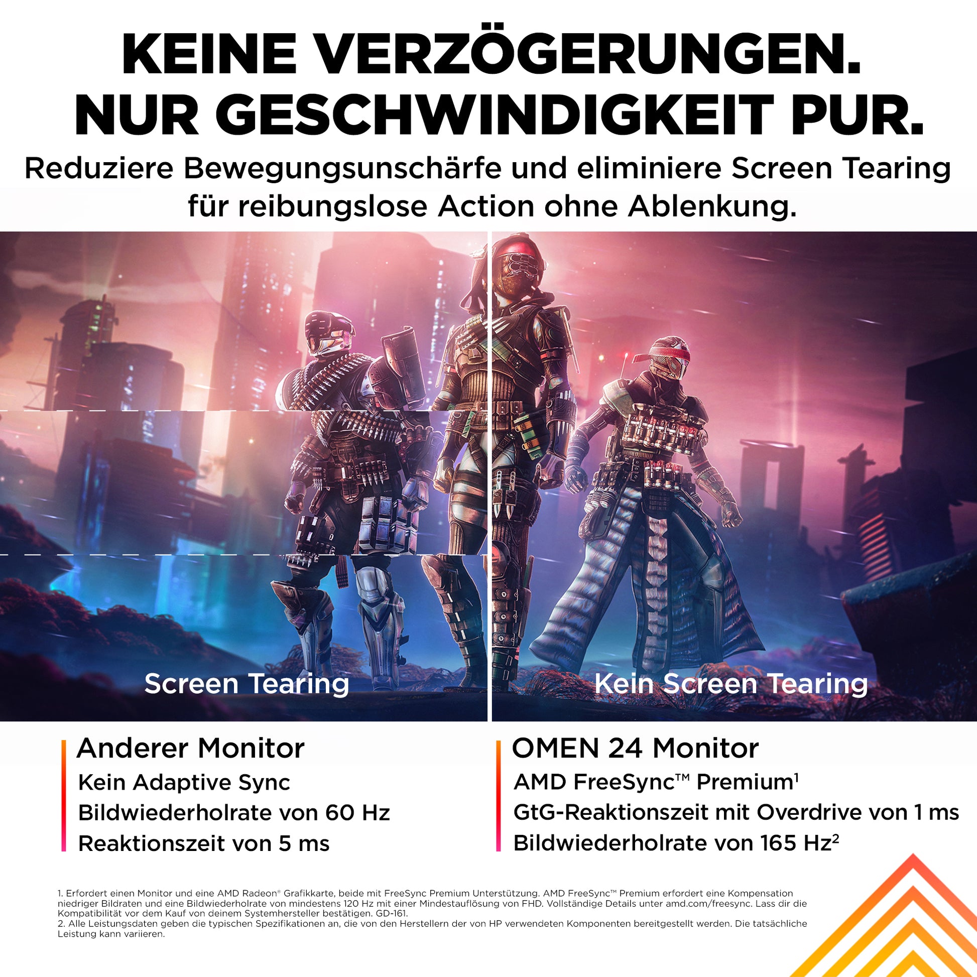 HP OMEN 24 – Monitor, 24" 1920 × 1080 (Full HD), 165 Hz