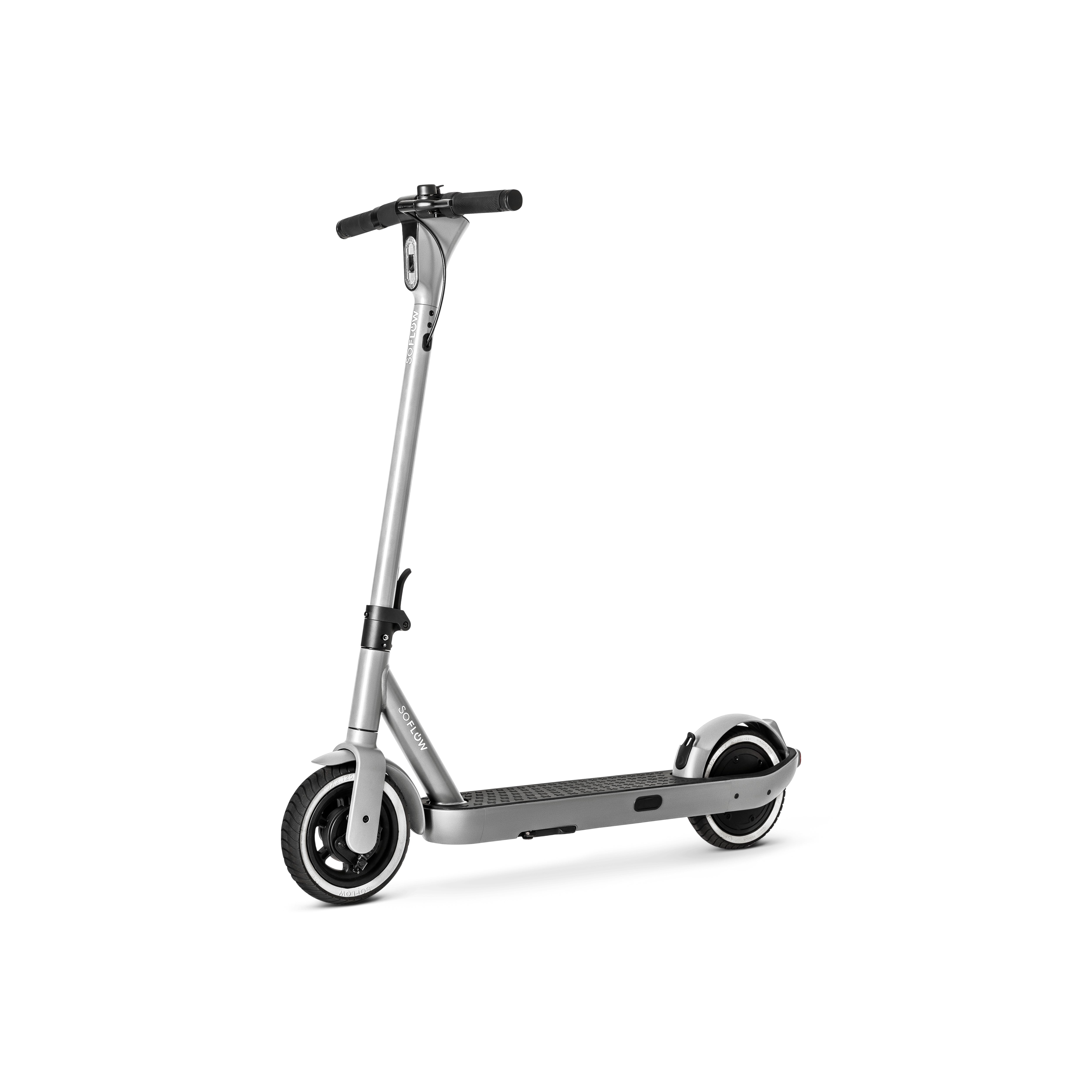 SoFlow SO ONE+ – E-Scooter – 500 W, 9", 22 km/h, Reichweite bis 40 km, 374,4 Wh, grau/silber