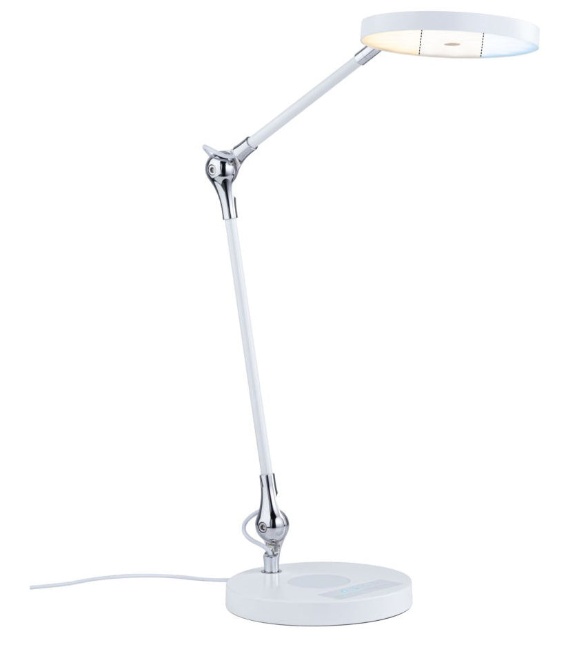Paulmann Numis Tischleuchte – 44 cm, 1100 lm, 11 W, 2700–6500 K, dimmbar, weiss, QI, Touch