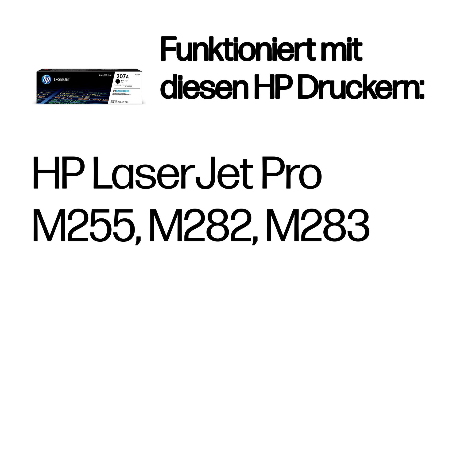 HP Toner 207A – schwarz, 1350 Seiten