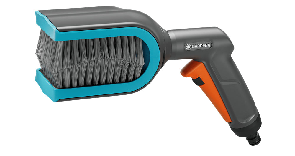 Gardena Cleansystem Jalousienbürste – 27,7×7,7×18,2 cm, schwarz/grün/grau/orange