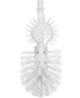 Diaqua WC-Bürstenset – Kunststoff, Weiss, mit Randreiniger, H 41 cm, Ø 14,5 cm