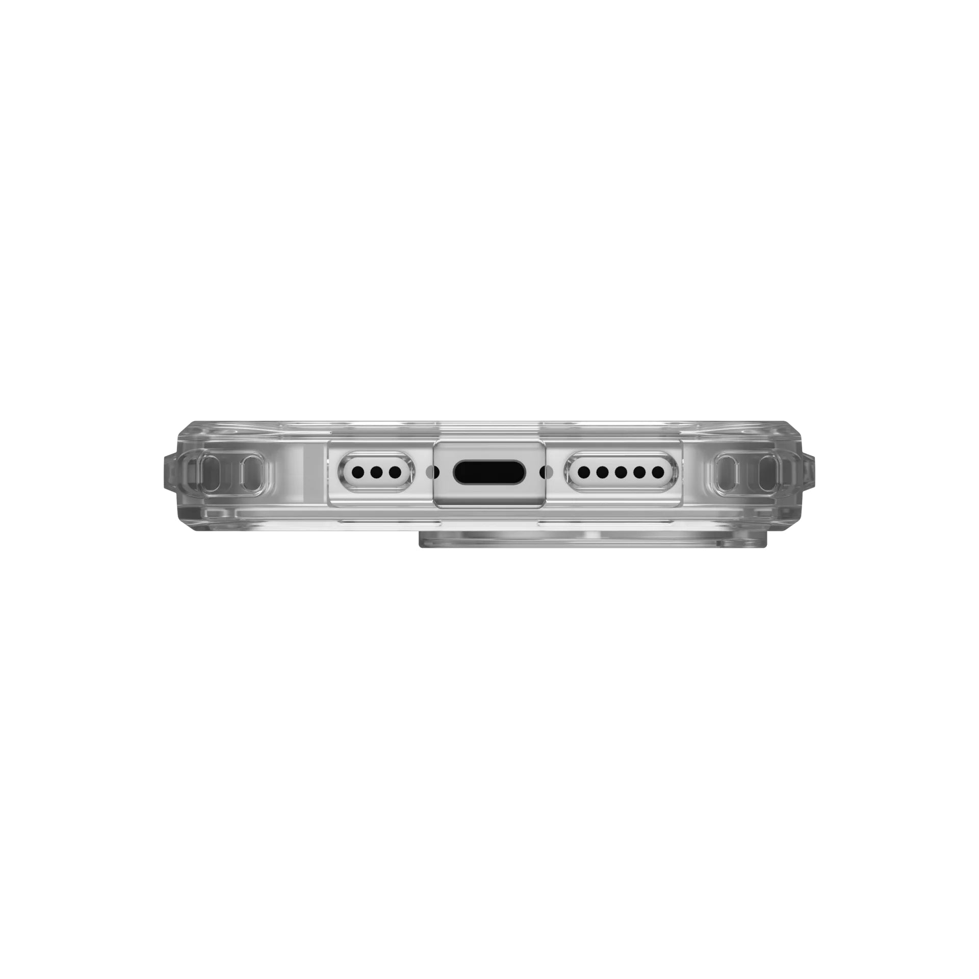 Urban Armor Gear UAG – Backcover Plyo – für Apple iPhone 16 Pro – transparent/silber – TPU, MagSafe-kompatibel, stossdämpfend
