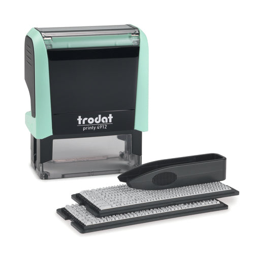 Trodat Motivstempel Printy 4912 – Text: zum Selbersetzen, selbstfärbend, 47 × 18 mm