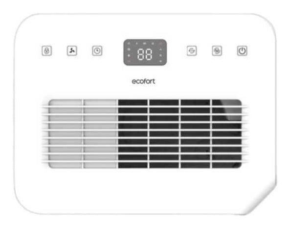 Ecofort Luftentfeuchter ecoQ DryAir 20L – 20 L/24 h, bis 50 m², Tank 4,5 l, Hygrostat