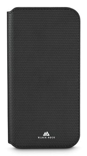 Black Rock Booklet Slim Folio – für Apple iPhone 17 Pro, PU+TPU, Schwarz, schmutzabweisend, kratzresistent