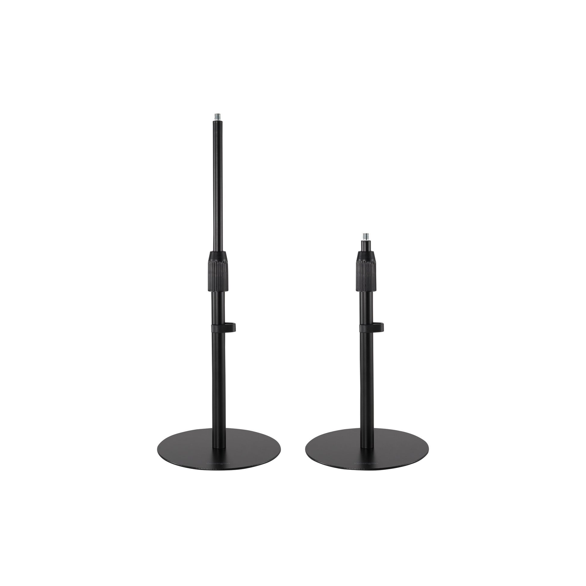 Kensington A1010 – Mikrofonstativ, Höhe 318–483 mm, für Mikrofone, Webcams und Beleuchtung, Schwarz