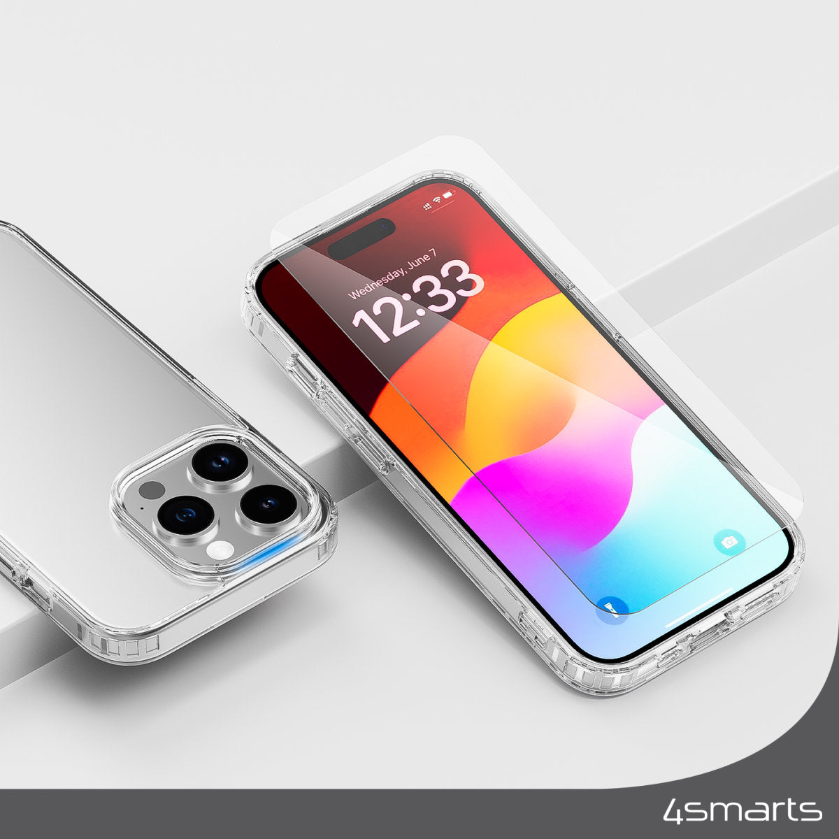 4smarts 3in1 Premium Starter Set – Spezial-Zubehör – USB‑C PD 20 W – für iPhone 15 Pro Max