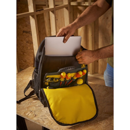 Stanley Werkzeugrucksack, 160 × 350 × 440 mm, Nylon, Schwarz, Rucksack-Tragefunktion