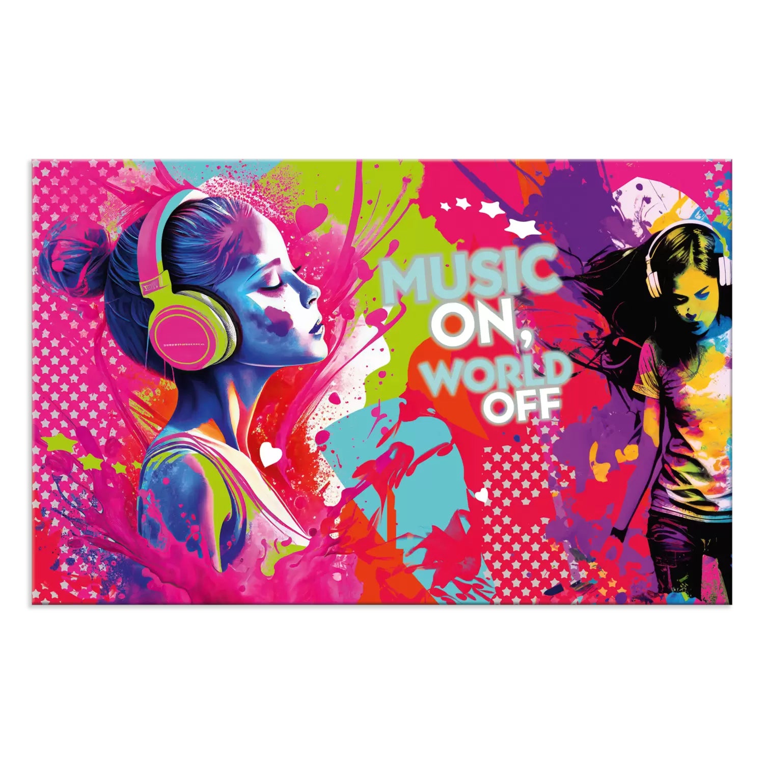HERMA Schreibunterlage – Music Girl – 550 × 350 mm – Karton, rutschfest