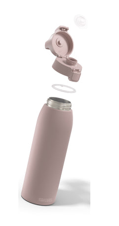 SIGG Shield One Isolierflasche 1 l – doppelwandig, Edelstahl, Aktivdeckel