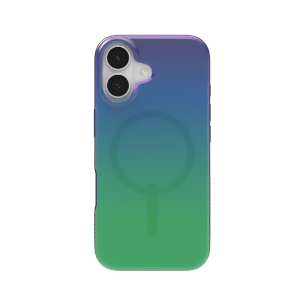 ZAGG Milan Snap Backcover – für Apple iPhone 17, MagSafe, Graphen, Blau/Grün, bis 4 m Sturzsicher