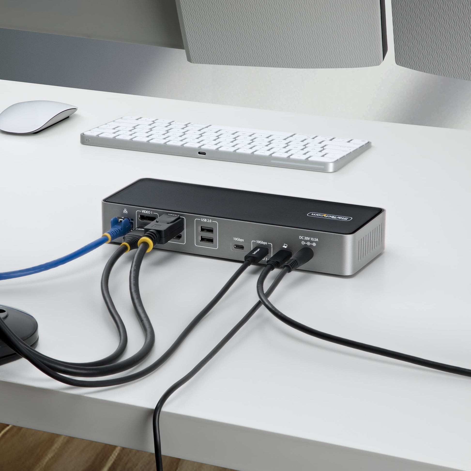 StarTech.com DK30C2DPEPRUE Dockingstation – USB-C, 2× DP, 2× HDMI, 4× USB-A, 2.5GbE, für Windows/Mac/Linux