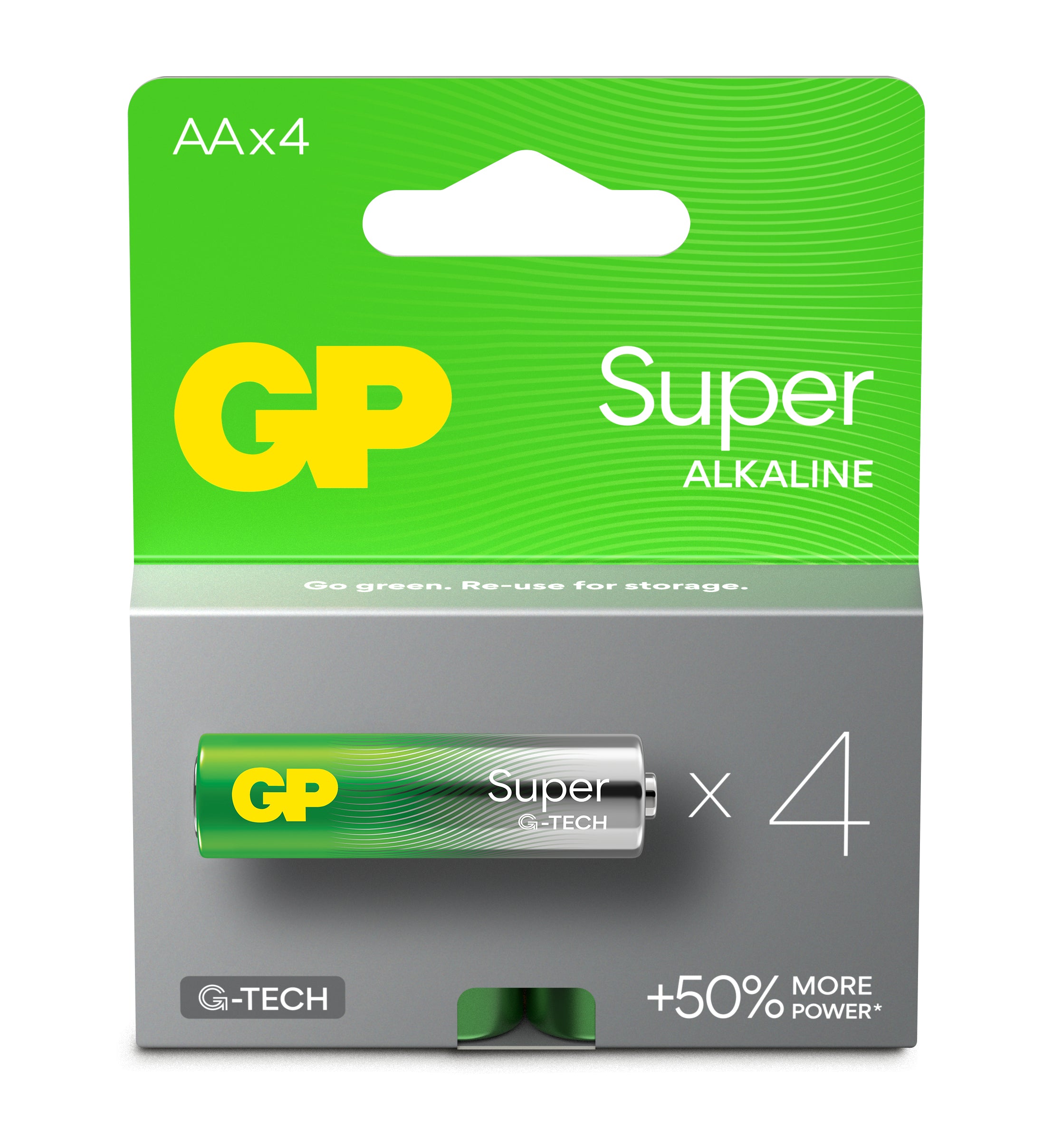 GP Batteries AA Batterien, Alkaline, 1,5 V – 4 Stk.