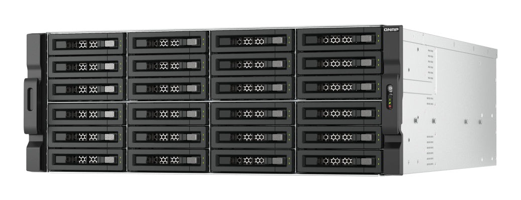 QNAP TL-R2400PES-RP – 24-Bay Rack 4U Gehäuse – für 2,5"/3,5" HDD/SSD, SATA