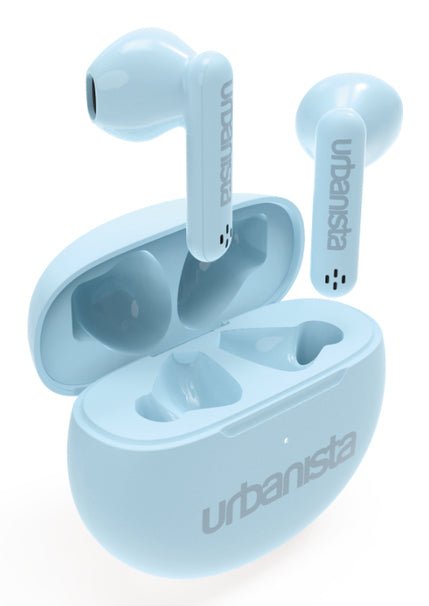 Urbanista Austin – True Wireless In-Ear Kopfhörer – Bluetooth 5,3, IPX4 – Blau – bis 20 h