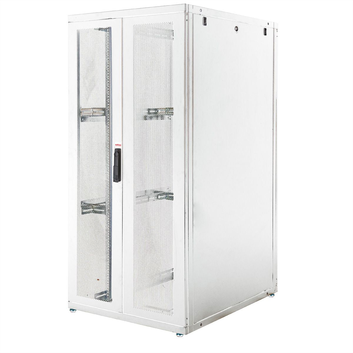 ROLINE Pro – 19" Netzwerkschrank 36U, IP20, abschliessbar, 800 × 1000 × 1705 mm, lichtgrau, Stahl