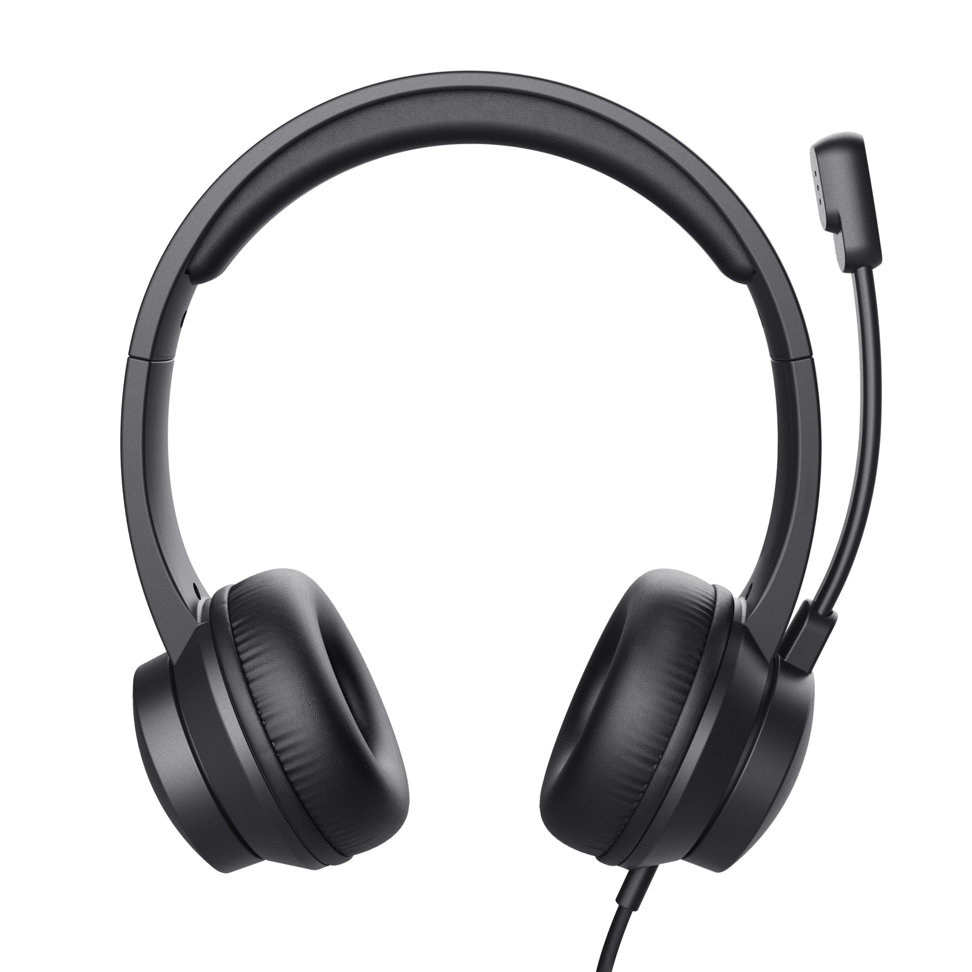 Trust Ayda Office-Headset – On-Ear, Stereo, Kabelgebunden, 3,5 mm Klinke, Schwarz