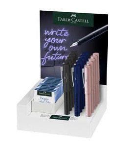 Faber-Castell Grip 2011 – Federspitze M – für Rechts- & Linkshänder – Patronen – 15er Box