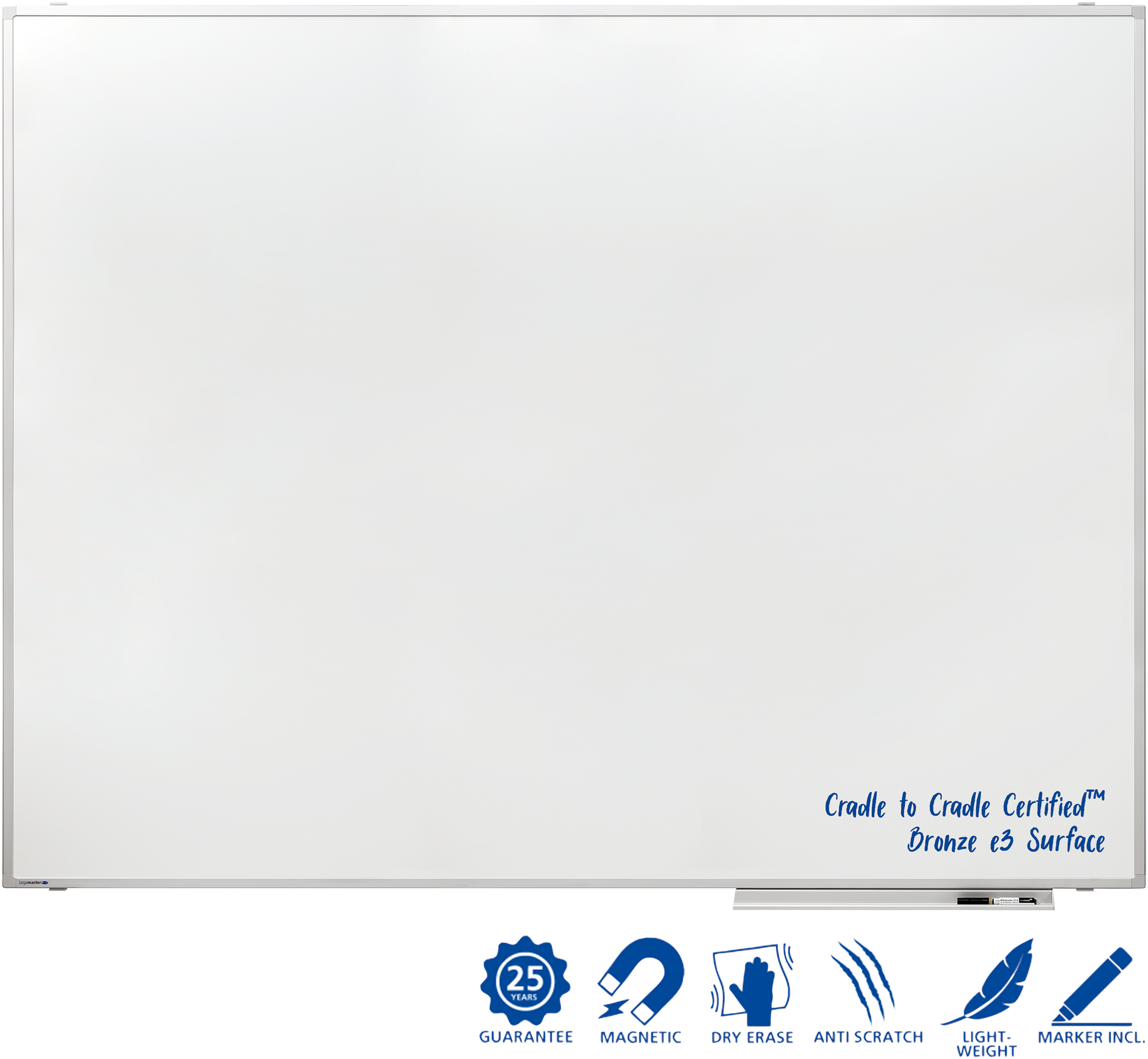 Legamaster Professionelles Whiteboard – Emaille, magnetisch – 300 × 155 cm