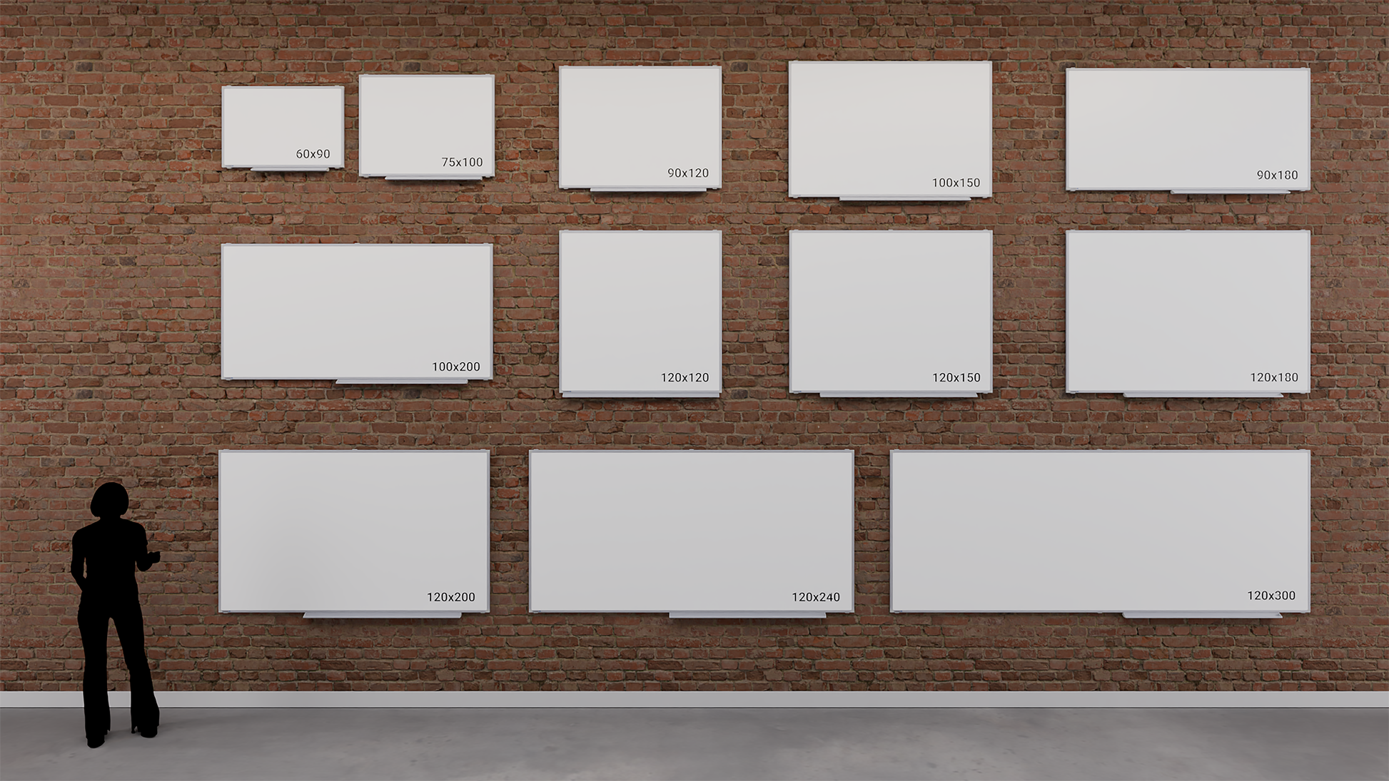 Legamaster Professionelles Whiteboard – Emaille, magnetisch – 300 × 120 cm