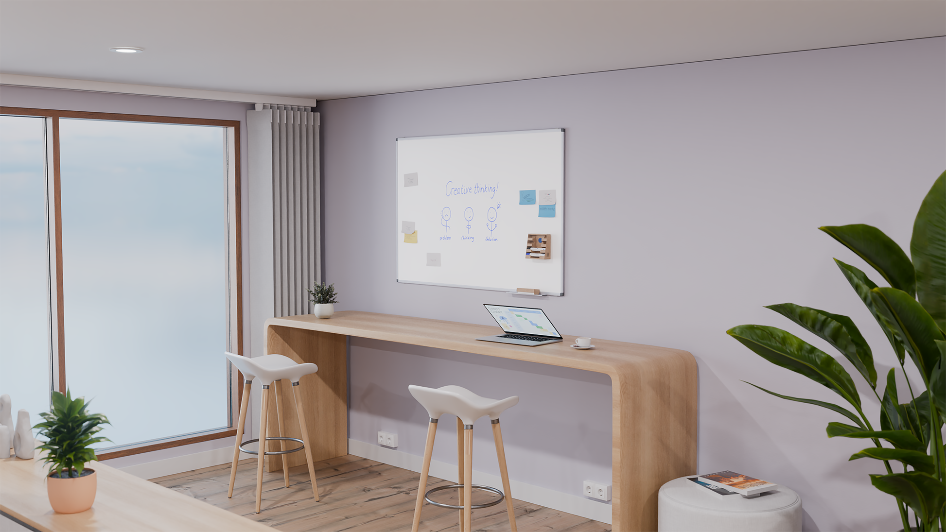 Legamaster PREMIUM Whiteboard – Stahl, magnetisch – 90 × 60 cm