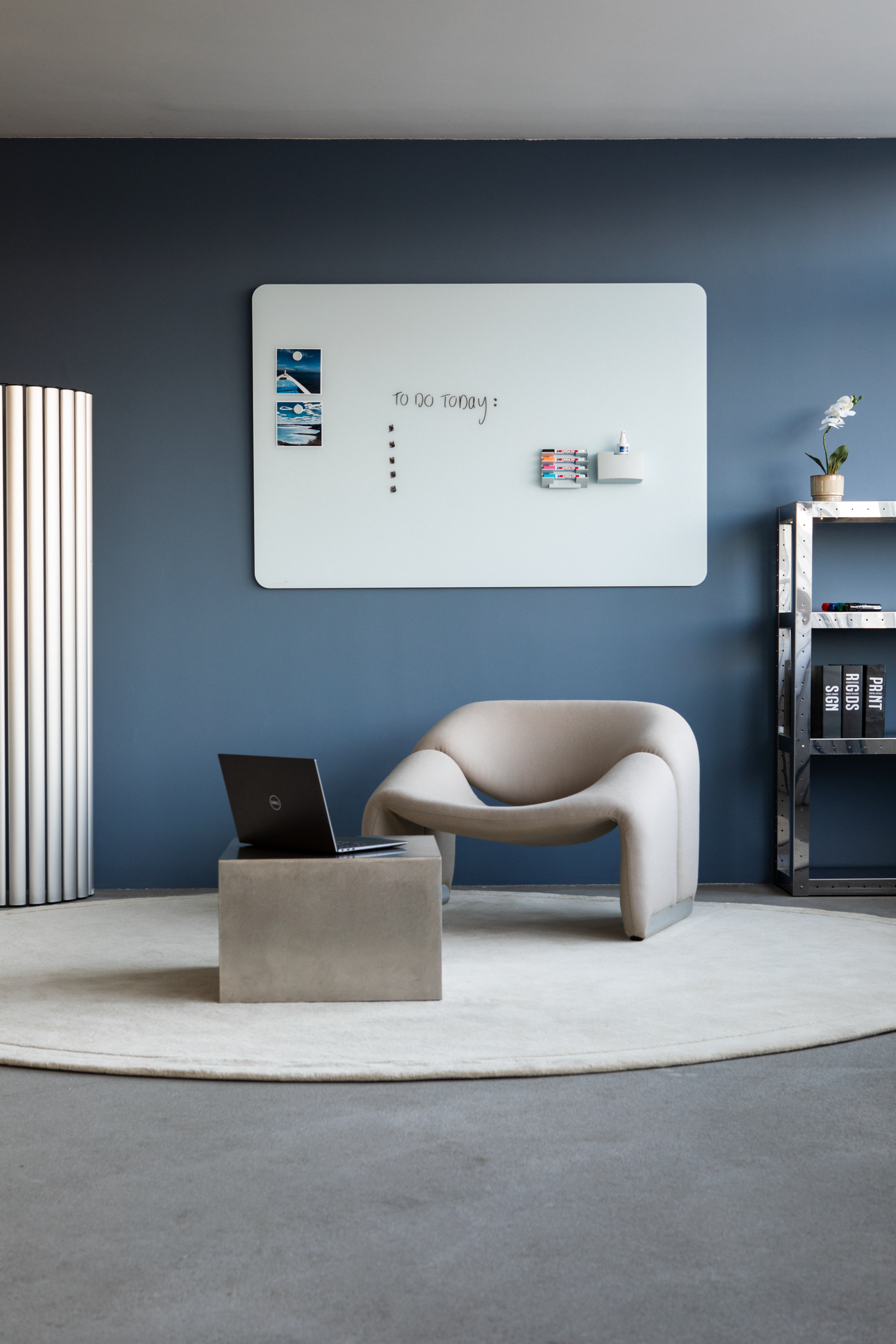 Legamaster Whiteboard – 200 × 100 cm, Glas, magnetisch, Wandmontage, inkl. Magnete, Marker