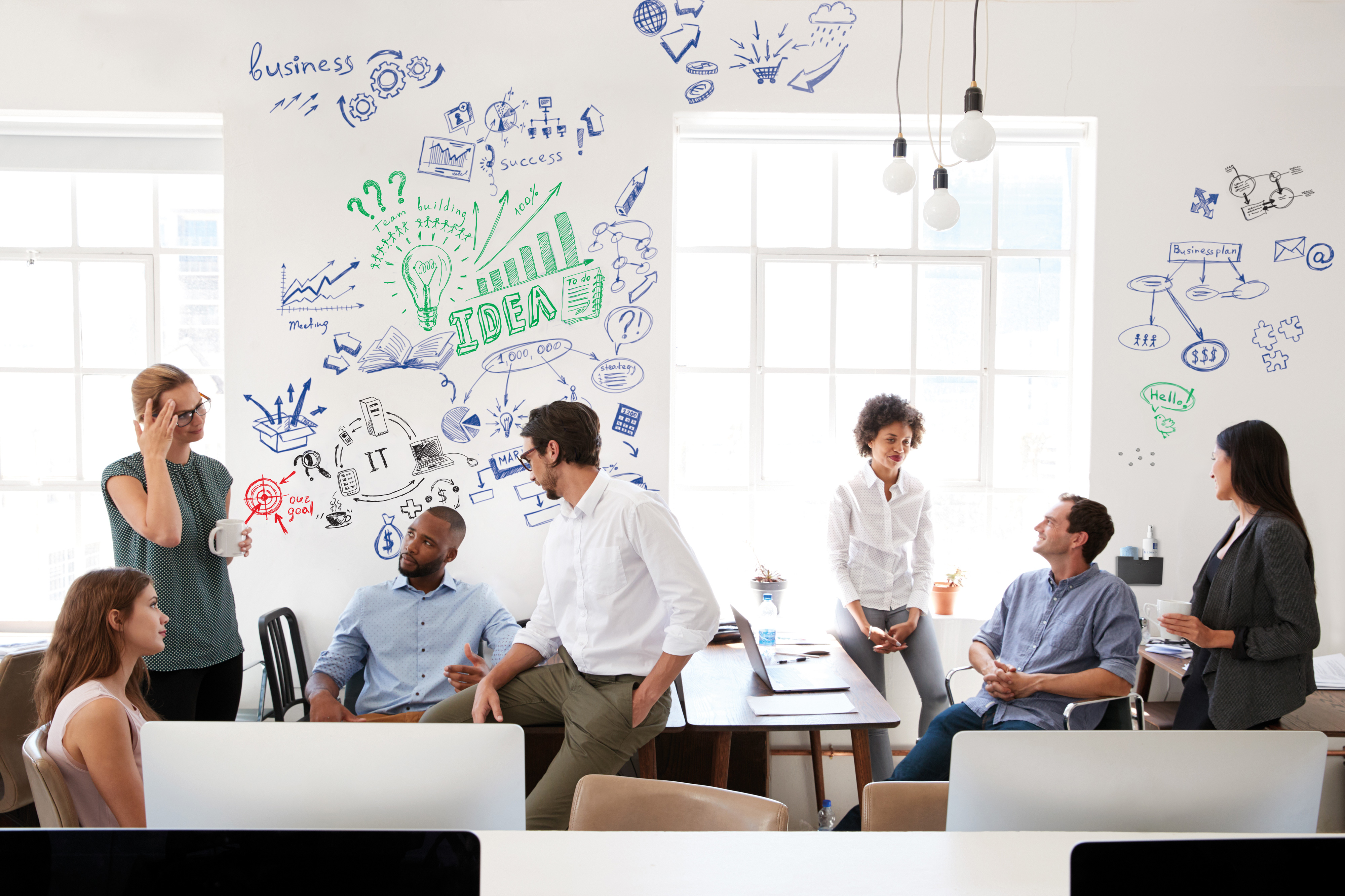 Legamaster Whiteboard – 101 × 600 cm